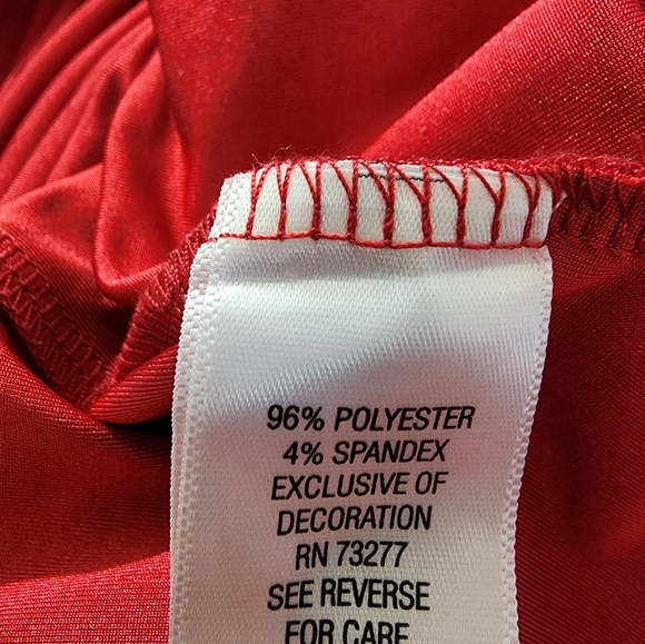 DANA BUCKMAN Red Jersey dress - Picture 10 of 10